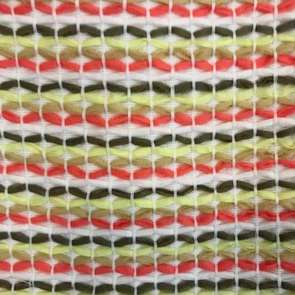 Milly of NY - Tweed Mock Neck Sleeveless Bright Citrus Colorful Mini/Midi Dress - Picture 12 of 15